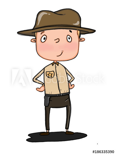 Sheriff Drawing | Free download on ClipArtMag