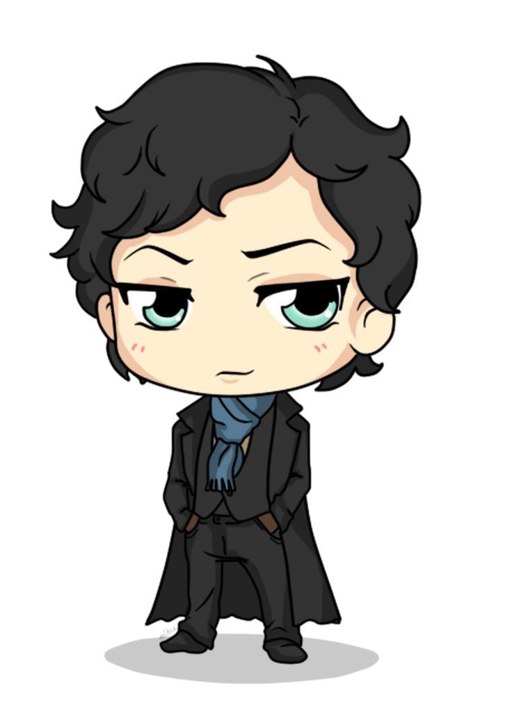 736x1030 Sherlock Chibi Found On Mibu No To Draw