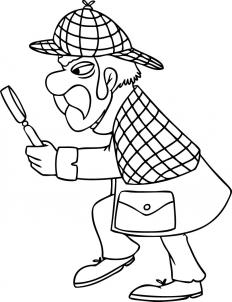 232x302 How To Draw Sherlock Holmes