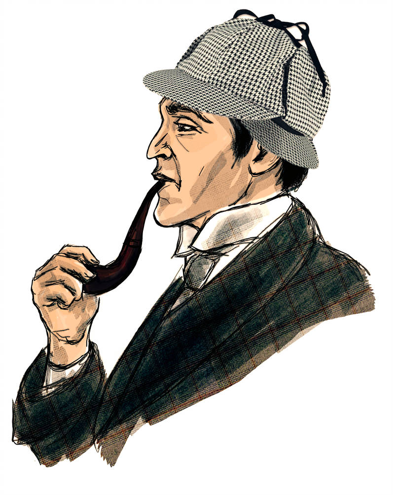 Sherlock Holmes Drawing Free Download On ClipArtMag
