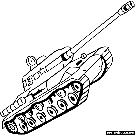 560x560 Tanks Online Coloring Pages