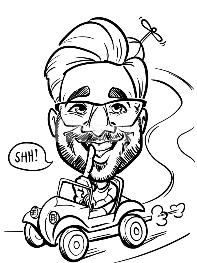 680x907 Draw A Custom Caricature