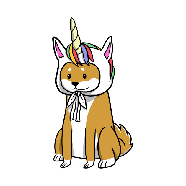 630x630 Funny Unicorn Shiba Inu