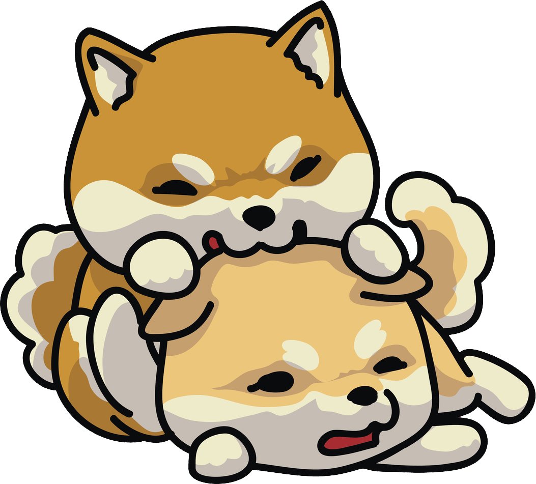1053x951 Adorable Cute Kawaii Shiba Inu Fox Playmates Cartoon