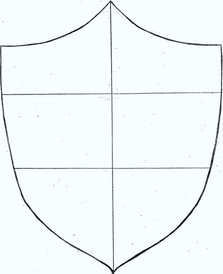 755x930 Set Of Shields Shield Template Heraldic