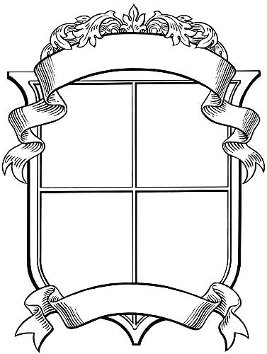 377x500 Superhero Crest Template