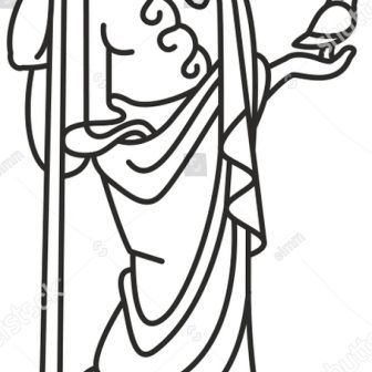 336x336 athena drawing greek goddess cute shield face easy helmet