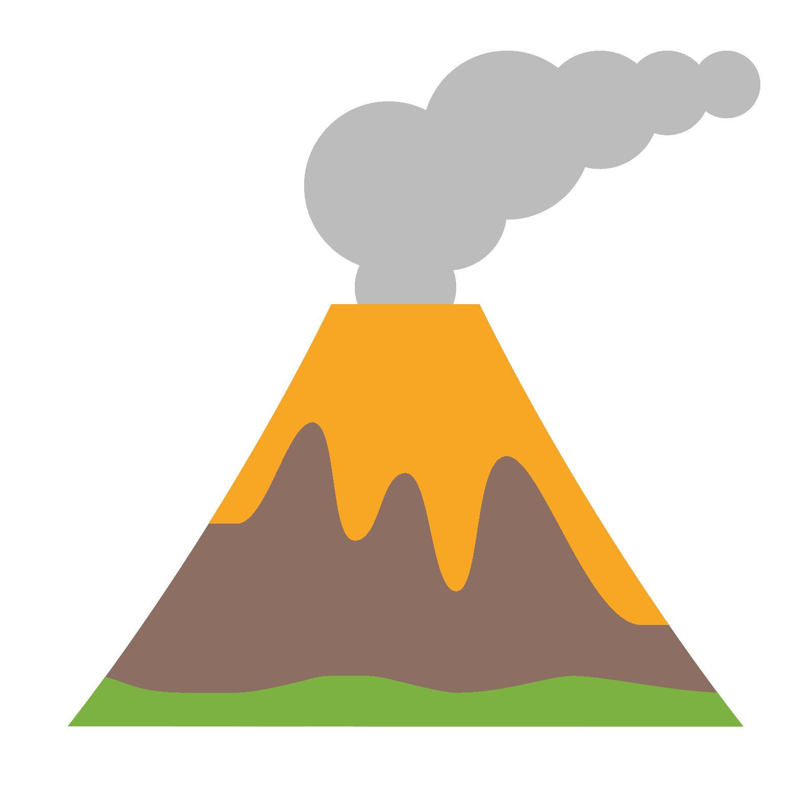 1600x1600 Collection Of Free Volcano Vector Emoji Download On Ui Ex