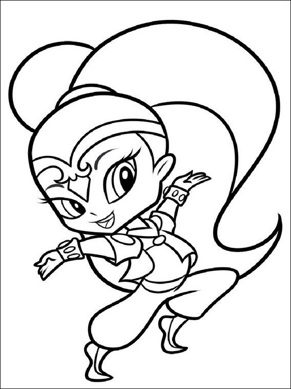 Shimmer And Shine Drawing