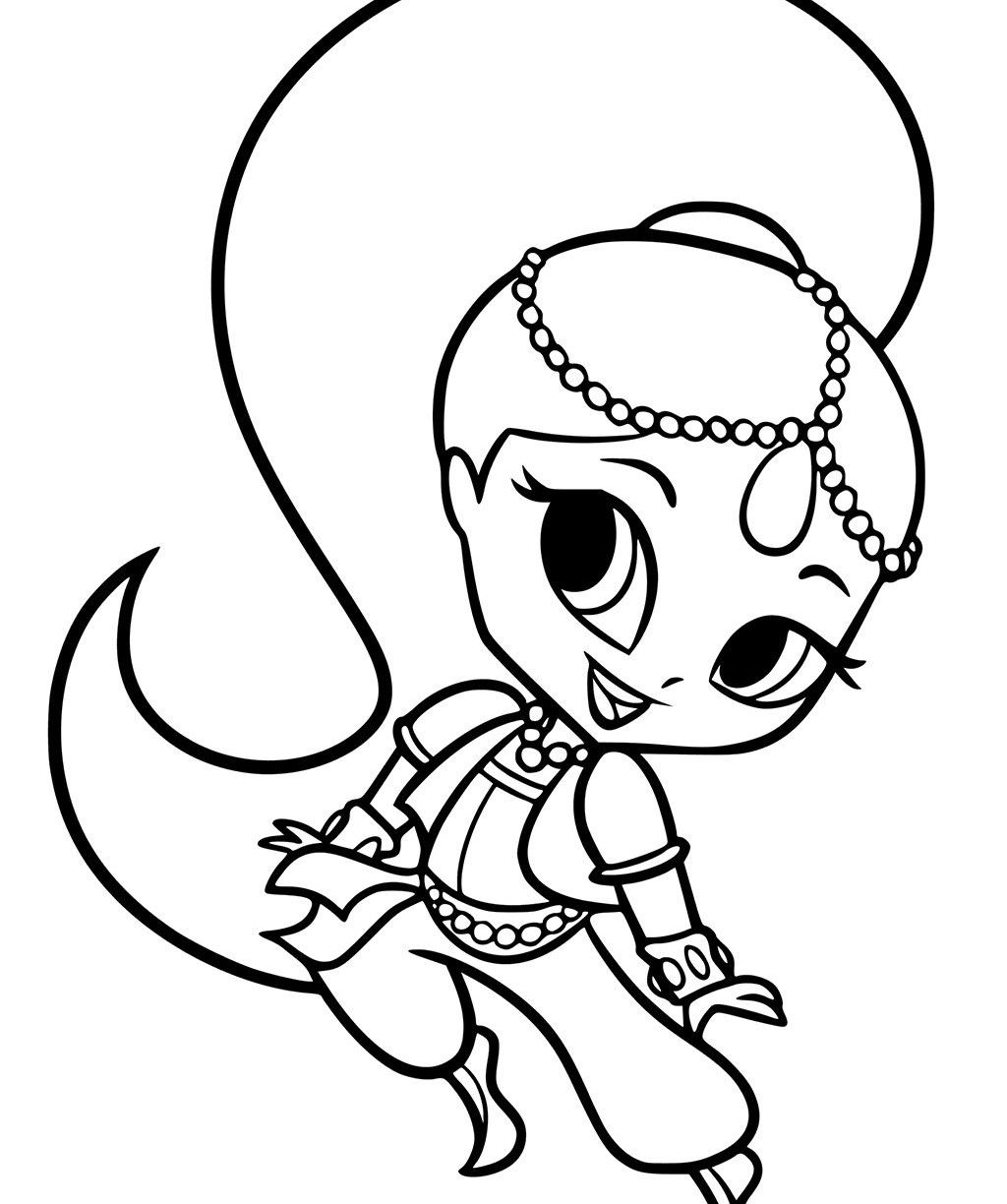 1024x1224 shimmer and shine printableoloring pages stupendous print pets