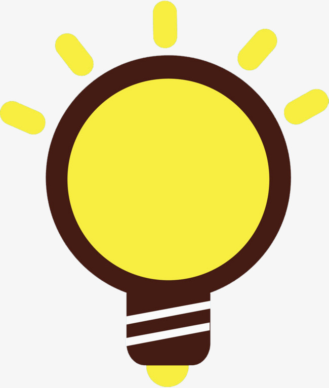 650x767 Cartoon Bulb, Yellow Light Bulb, Shine, Cartoon Hand Drawing Png