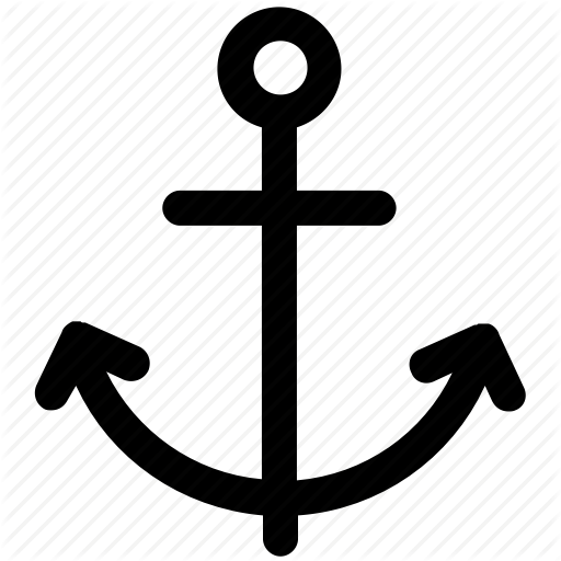 512x512 anchor, boat anchor, naval, sailing boat, sea life, ship anchor icon