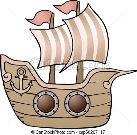 450x443 Creative Design Of Old Ship Draw