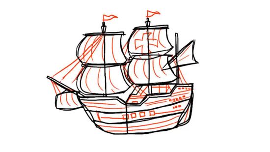 550x309 How To Draw A Ship