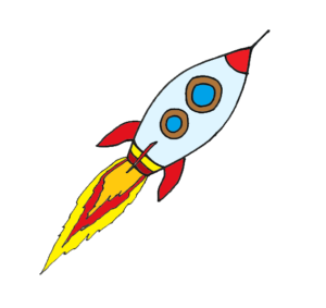 300x283 How To Draw A Rocket Ship Step