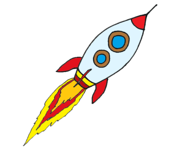 370x297 How To Draw A Rocket Ship For Kids Archives