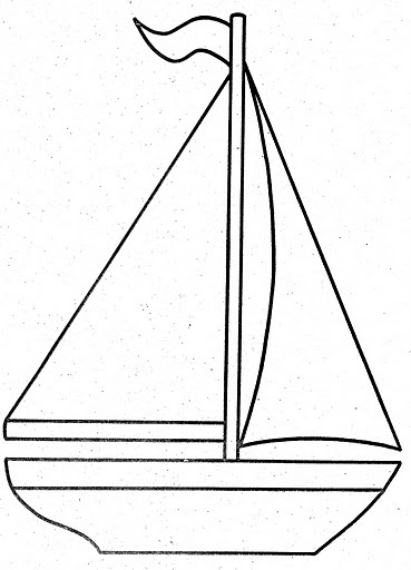 369x512 Sailboat Drawing For Kids
