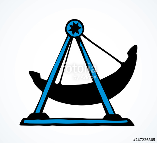 500x455 Swing Ship Vector Drawing Stock Image And Royalty Free Vector