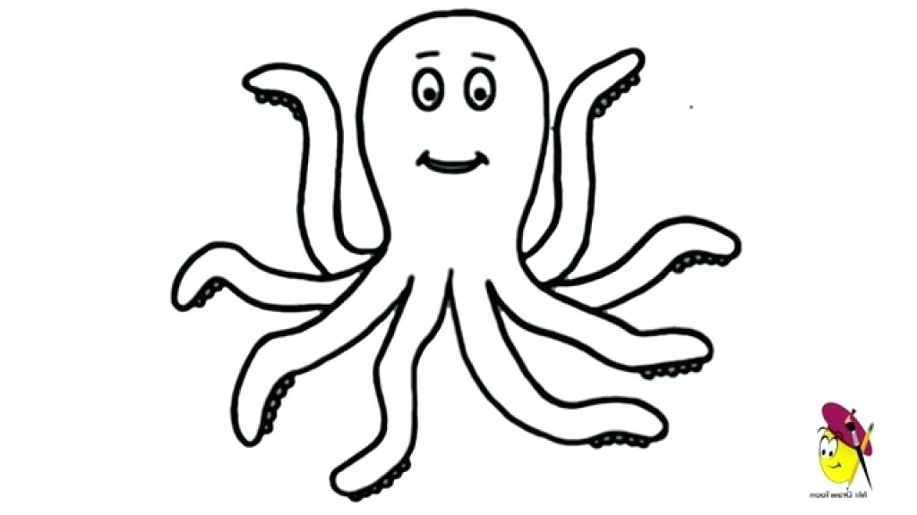 1024x576 How To Draw Octopus Image Easy Draw Octopus Step