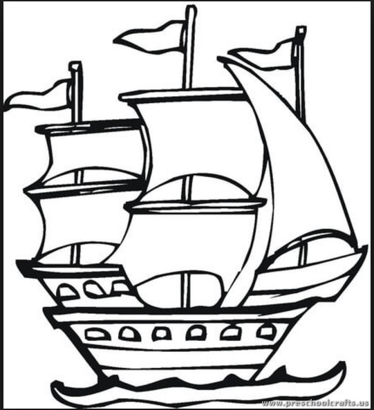 541x593 how to draw christopher columbus ship christopher columbus drawing