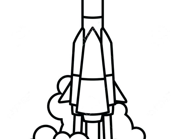 640x480 Rocket Ship Outline Rocket Ship Coloring Pages Many Interesting