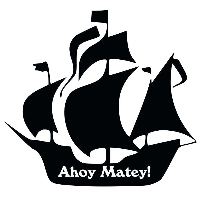 736x736 Pirate Ship Outline