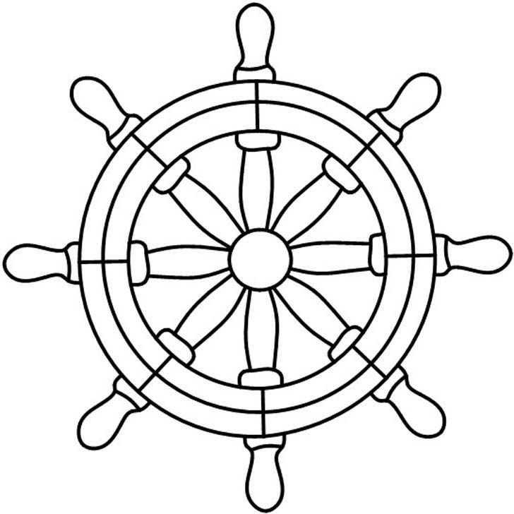 Ship Steering Wheel Drawing Free Download On ClipArtMag