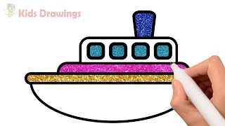 320x180 Easy Drawing Ship For Kids
