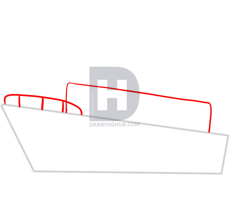 796x687 How To Draw A Ship, Step