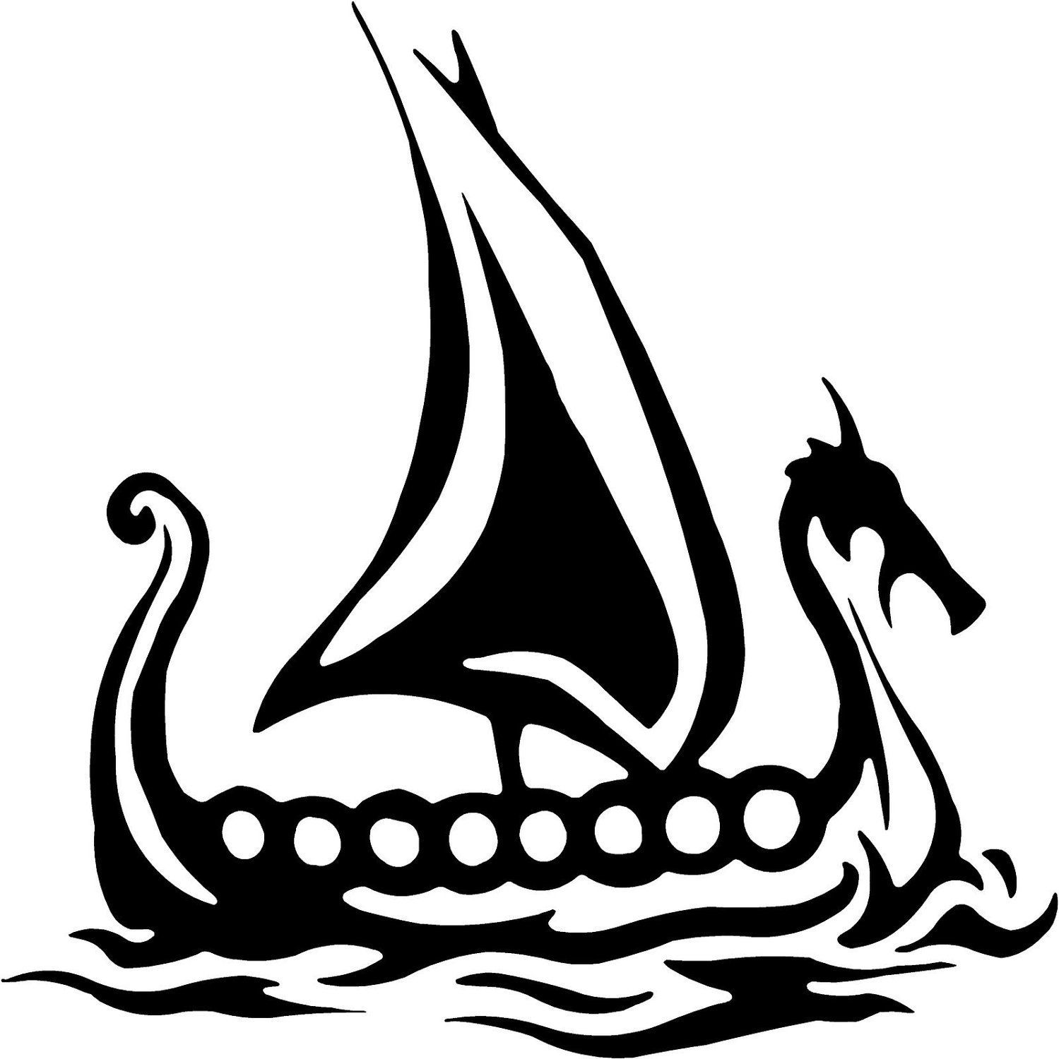 1499x1500 Viking Ship Tattoo