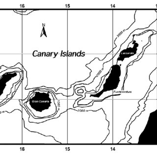 320x320 Map Of The Canary Islands