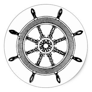 307x307 Ship Wheel Stickers Zazzle