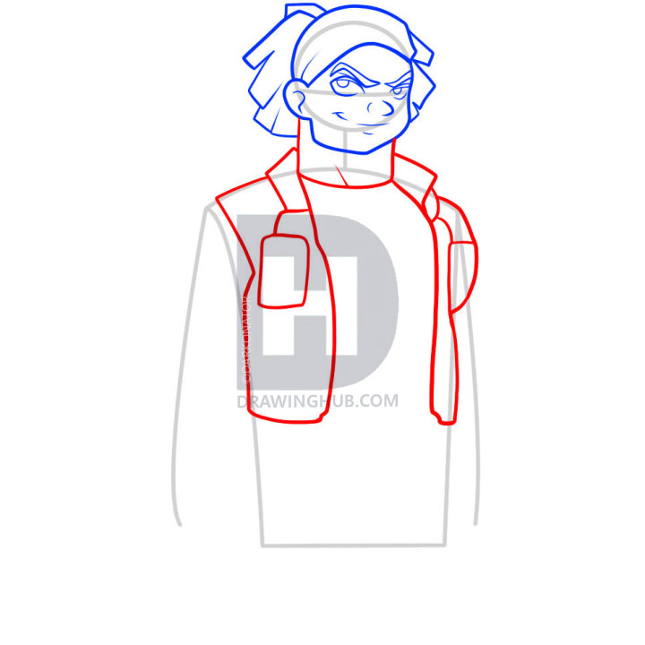 720x720 How To Draw Boomer, Redak Step