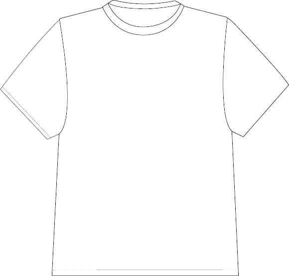 580x554 Real T Shirt Template