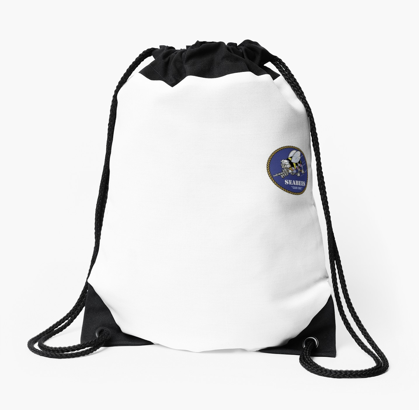 1435x1404 Navy Seabees Shirt Dd Alumni T Shirt Pocket Drawstring Bags