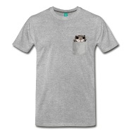 190x190 Flying Squirrel In Pocket Drawing Men's Premium T Shirt Spreadshirt
