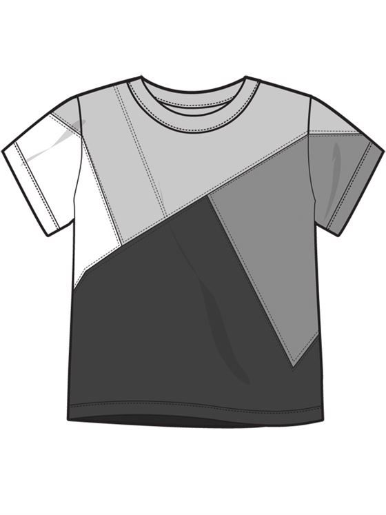 560x747 Peaced T Shirt Technical Drawing In Fashion Design