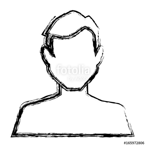 500x500 Young Man Shirtless Avatar Character Stock Image And Royalty Free