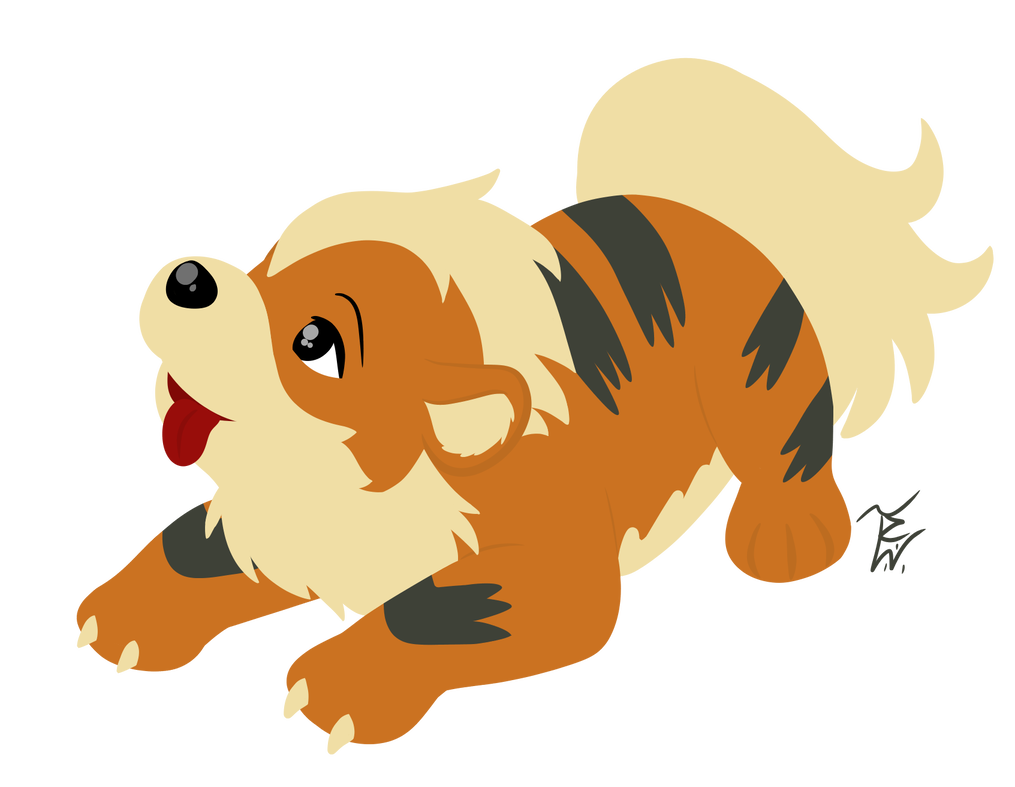 1015x787 Growlithe Drawing Card Pokemon Transparent Png Clipart Free