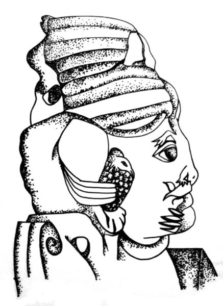 437x600 Shiva Drawing