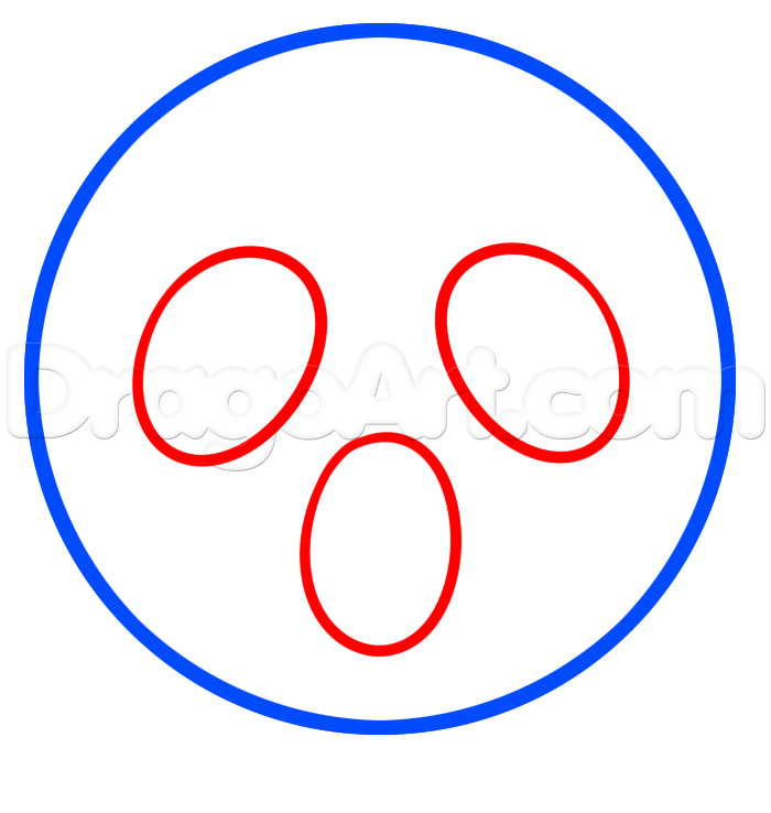 700x738 How To Draw Surprised Emoji, Step