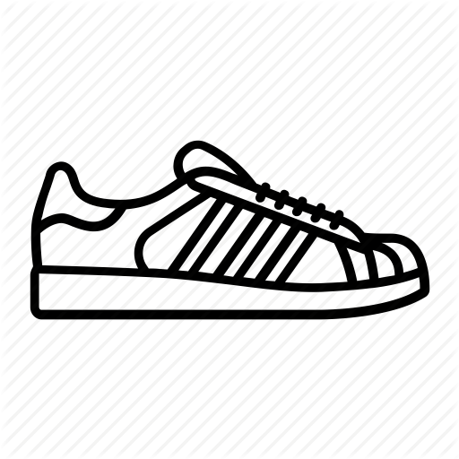 512x512 Huge Collection Of 'adidas Shoes Drawing' Download More Than