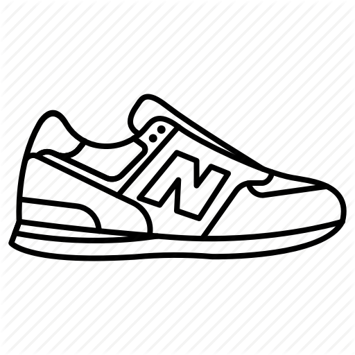 512x512 Collection Of Free Sneaker Drawing Shoe New Balance Download On Ui Ex