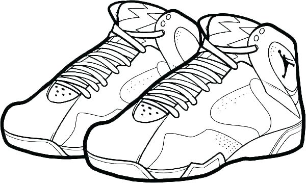 600x359 Jordan Shoes Coloring Sheets