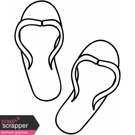 456x456 Shoe Doodle Template Graphic