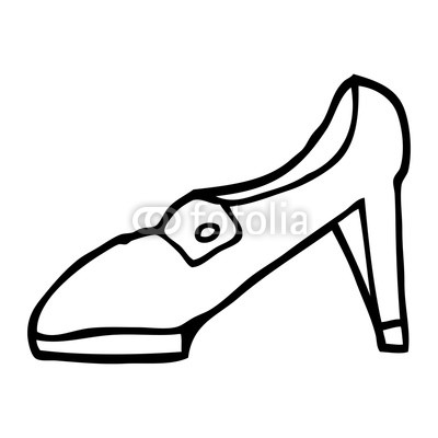 400x400 Line Drawing Cartoon Of A Red Shoe Buy Photos Ap Images