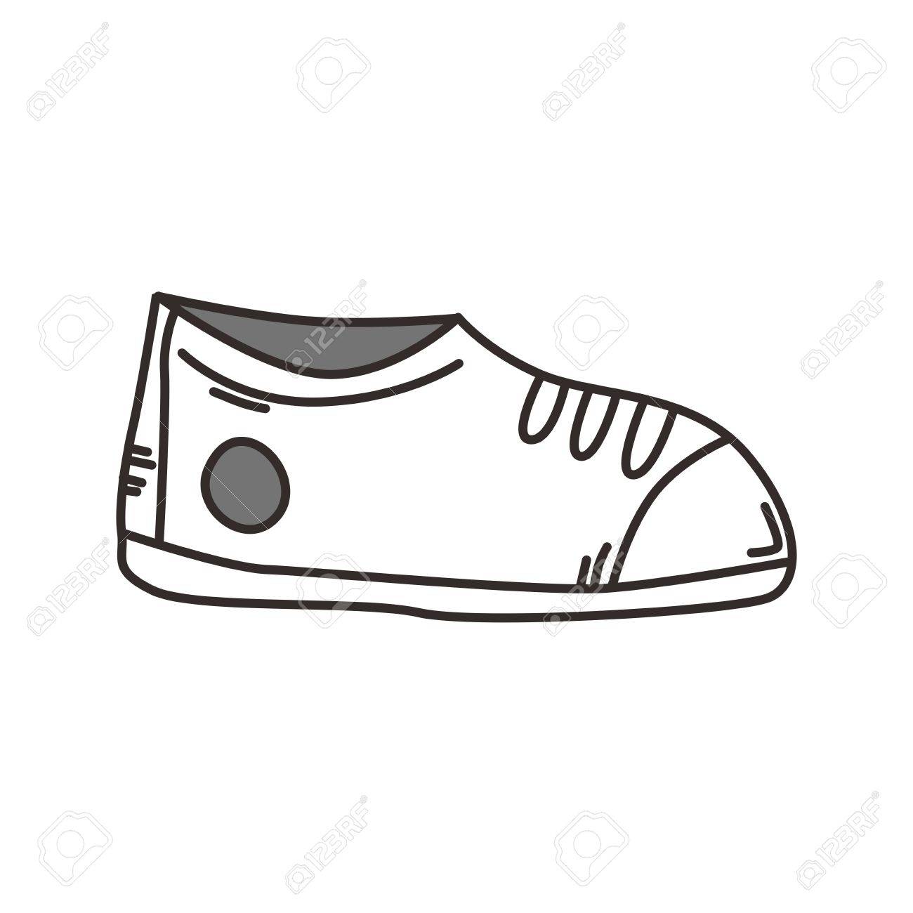 1300x1300 Shoe Clipart Outline