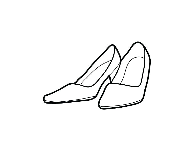 810x630 shoe outline template drawing sole vector
