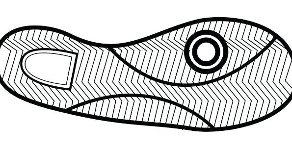 595x304 Shoe Print Outline