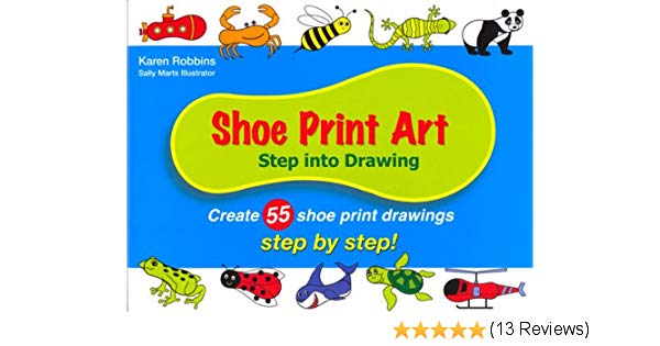 600x315 Shoe Print Art Step Into Drawing Step